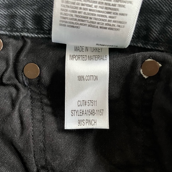 AGOLDE 90s Pinch Waist Jeans 29 in Howl black wash - Picture 6 of 9